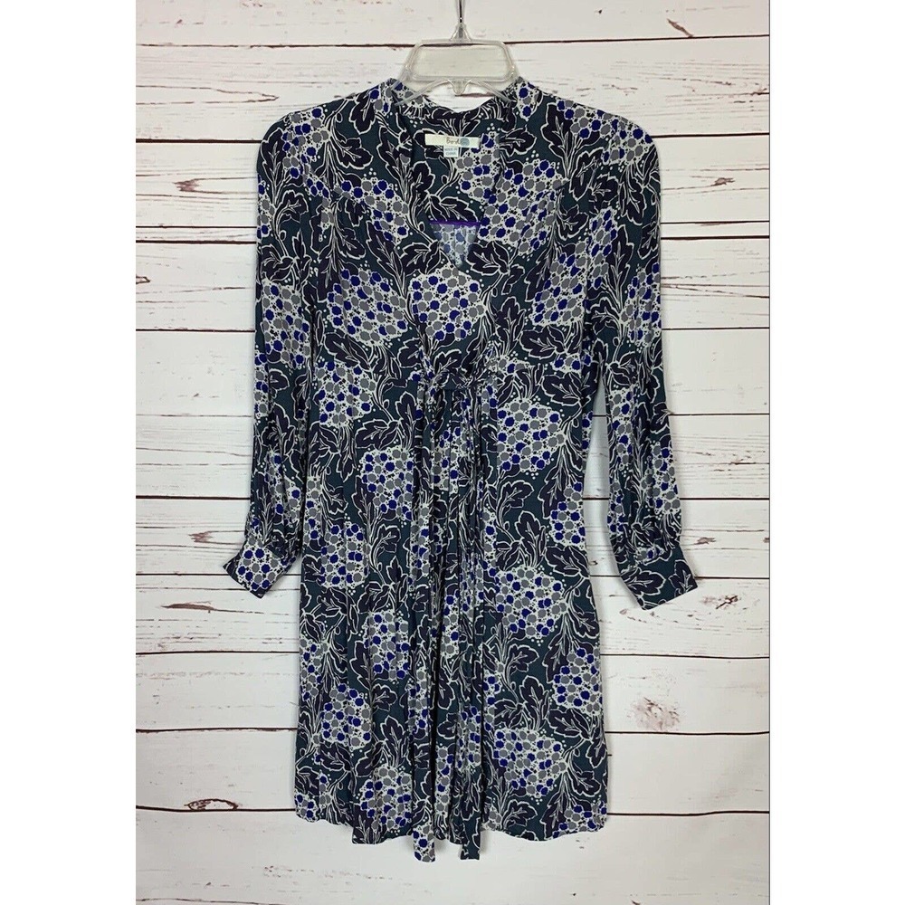 Boden Women's Size 2 R Regular US Gray V Neck Beautiful Casual Career Dress